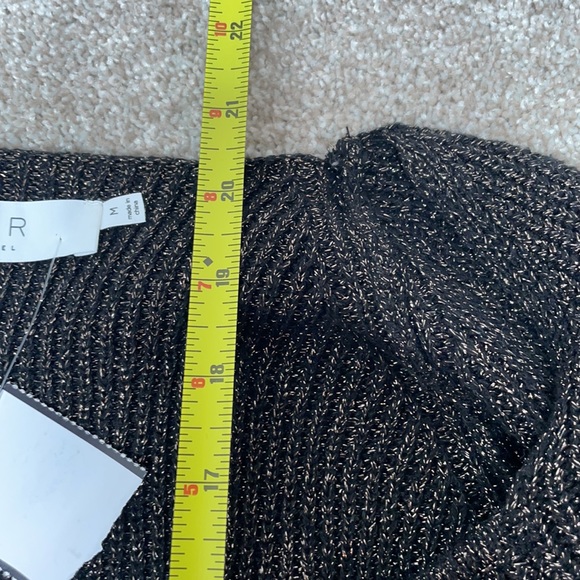 NWT ASTR The Label Long Sleeve Square Neck Metallic Sweater - Picture 10 of 11